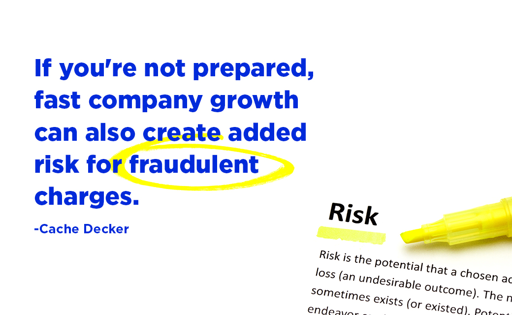 fast growth creates risk quote by cache decker